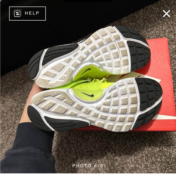 Air Presto GS “volt”. Youth size 6 = women’s 7.5 - Picture 5 of 6